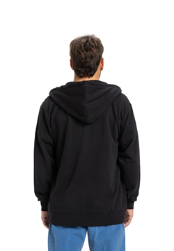 FELPA SALT WATER ZIP HOODIE BLACK